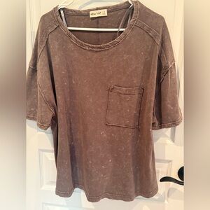 Casual Gray Short Sleeve Tee